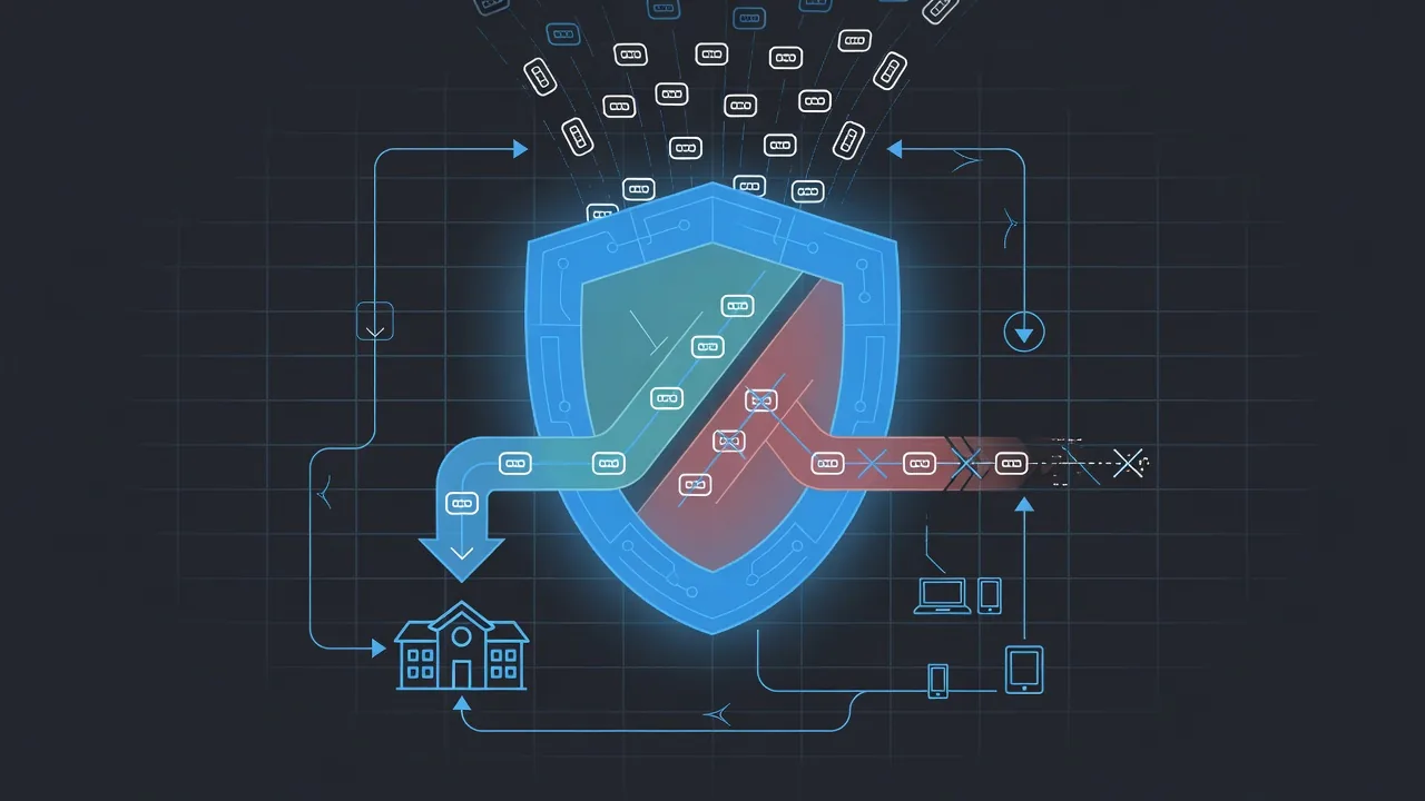 Illustration du projet Filtrage DNS Éducatif